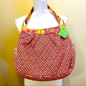COPY - Vera Bradley Bali Gold Reversible Tote Retired Pattern